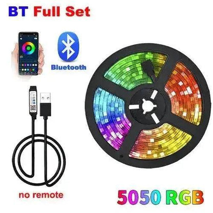 RGB Bluetooth LED Strip Lights with Music Sync - petguardiansupplies