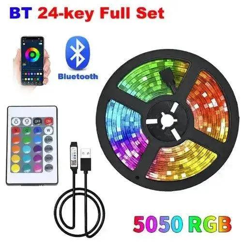 RGB Bluetooth LED Strip Lights with Music Sync - petguardiansupplies