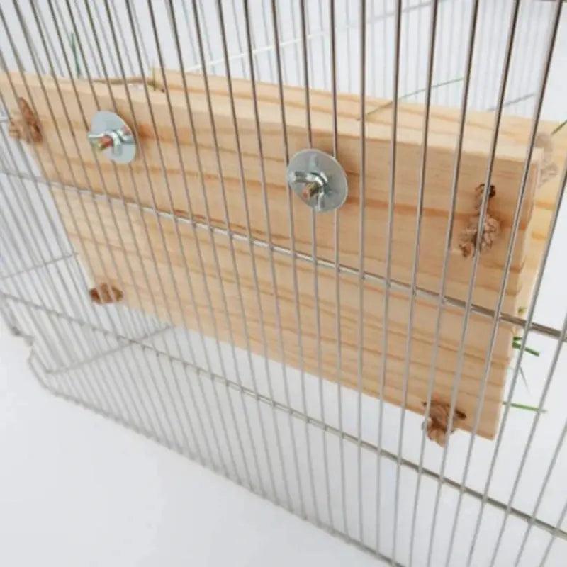 Rabbit Grass Stand Feeding Hay Feeder Wood Bunny Small Pet Cage Food Container Wooden Bowl Rack - petguardiansupplies