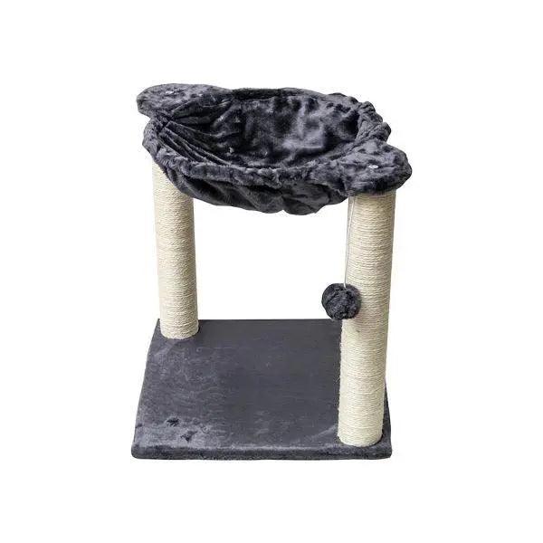 Rex 2 Pole Tower Pet Scratcher Post - Dark Grey - petguardiansupplies