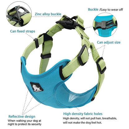 Truelove Padded Reflective Dog harness Vest Pet Step in Harness Adjustable No Pulling Pet Harnesses for Small Medium Dog TLH5951 - petguardiansupplies