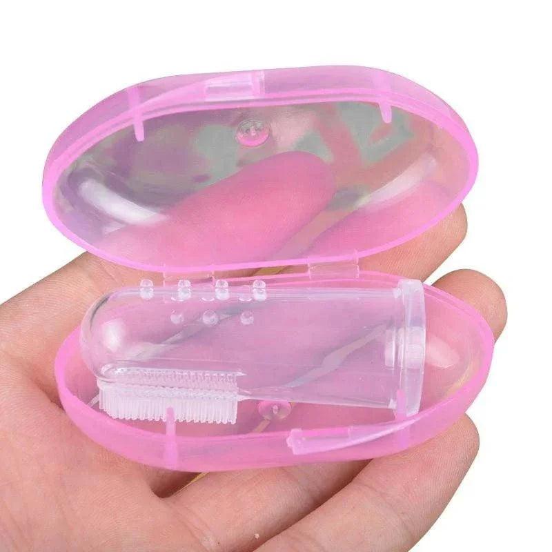 Super Soft Pet Finger Toothbrush Teddy Dog Brush Bad Breath Tartar Teeth Care Tool Dog Cat Cleaning Silicagel Pet Supplies - petguardiansupplies