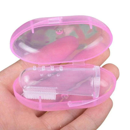 Super Soft Pet Finger Toothbrush Teddy Dog Brush Bad Breath Tartar Teeth Care Tool Dog Cat Cleaning Silicagel Pet Supplies - petguardiansupplies