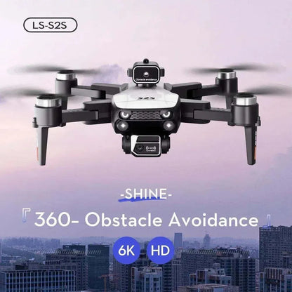 2024 New S2S RC Drone 8K HD Professional Dual Camera Brushless Motor Obstacle Avoidance Smart Aircraft Foldable Quadcopter Toys - petguardiansupplies