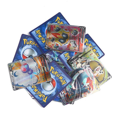 100pcs English French Flash Card V MAX Pokemon Collection Cards Children's Game Toy - petguardiansupplies