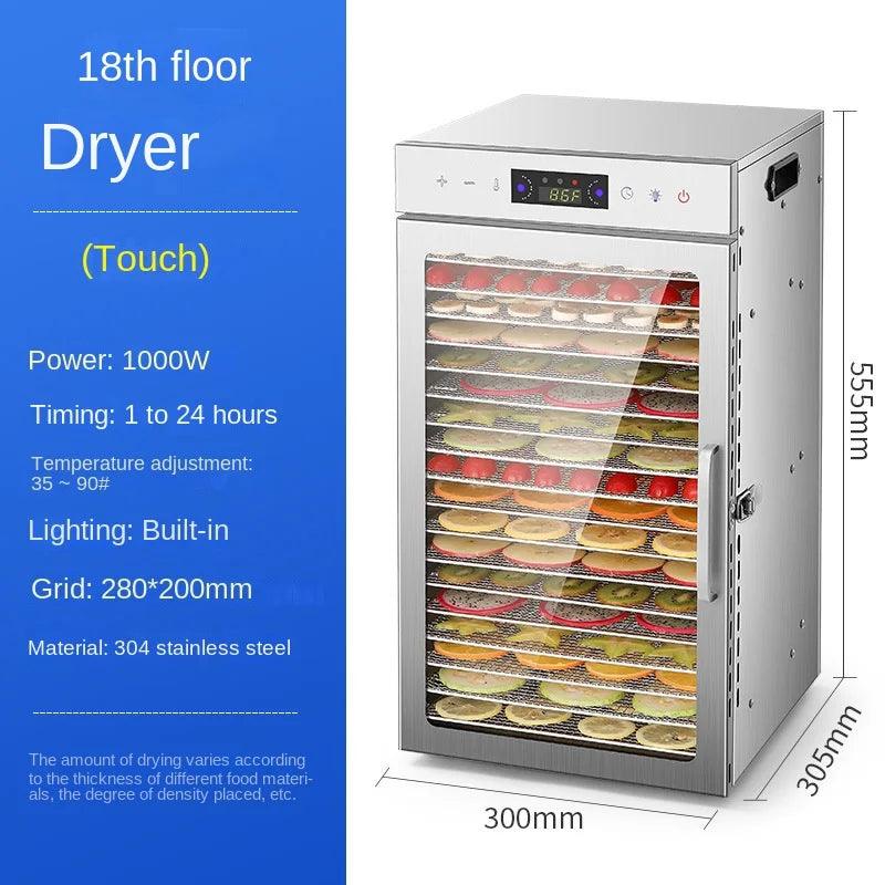 12th, 16th, 20th, and 25th floors fruit dehydrator multifunctional intelligent fruit air dryer - petguardiansupplies