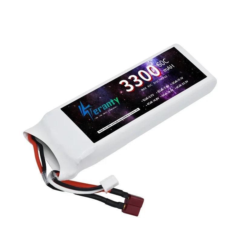 Upgrade 3300mAh 7.4V 2S LiPo Battery For RC Car Quadcopter Boat Drones Spare Parts 60C Battery With JST XT30 XT60 Plug - petguardiansupplies