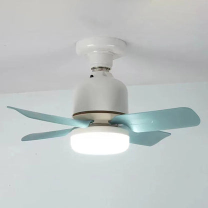 Ceiling Fan Lights E27 14W 85-264V Silent LED Electric Ceiling Fan Lamp With Remote Control for Living Room Bedroom Balcony - petguardiansupplies