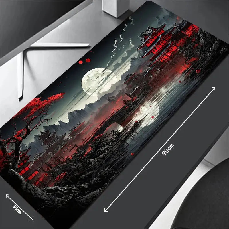 Starry Sky Moon Mouse Pad Large Computer Office Game Table Mats XXL Rubber Anti-slip Gaming Keyboard Mousepads Long Desk Pads - petguardiansupplies