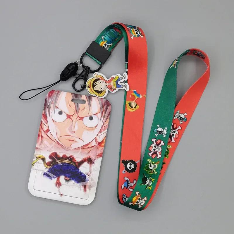 ONE PIECE Id Card Holders Boa·Hancock Card Wallets Luffy HD Printing Credential Holder Nami ABS Campus Long Rope Badge Holder - petguardiansupplies