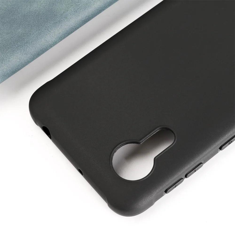 Soft TPU Case for Samsung Galaxy Xcover 5 Xcover5 EE Silicone Case Back Cover for Samsung X Cover 5 EE Matte Black Phone Shell - petguardiansupplies