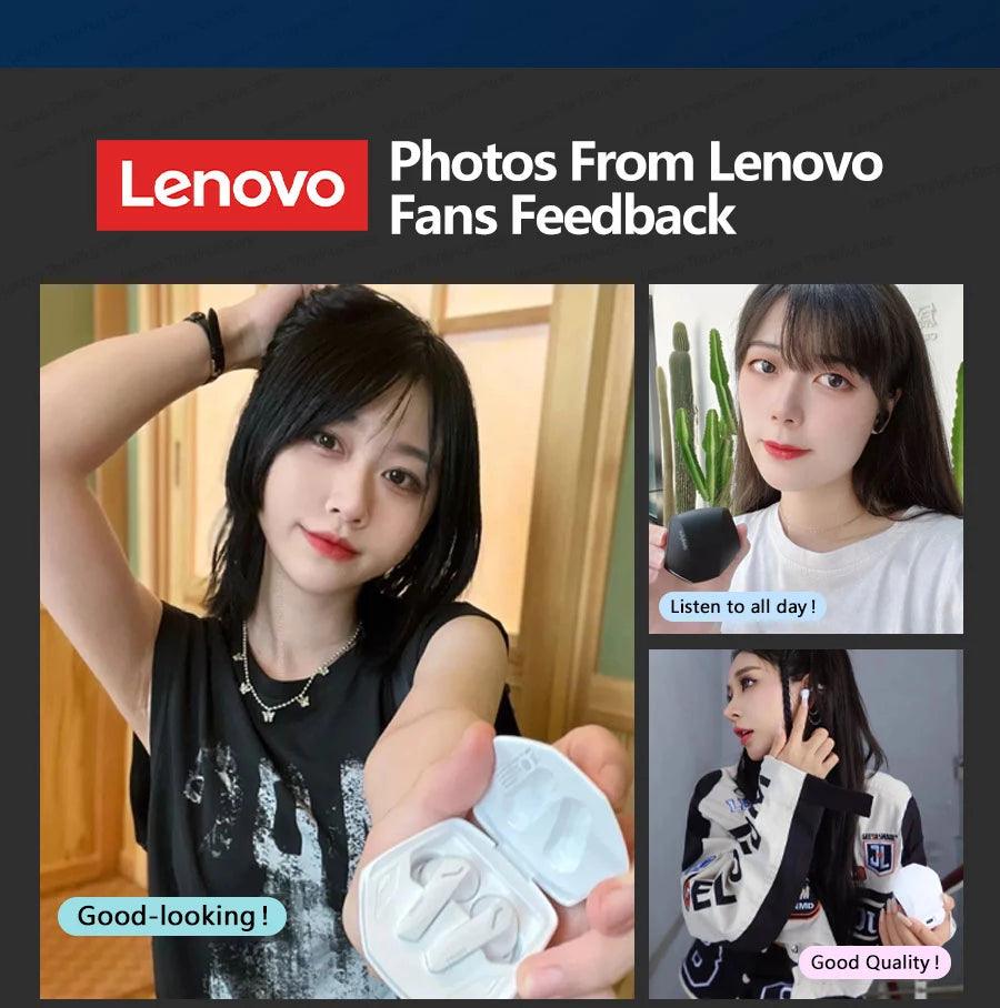 Lenovo GM2 Pro Bluetooth 5.3 Earphones Sports Headset Wireless In-Ear Gaming Low Latency Dual Mode Music Headphones New - petguardiansupplies