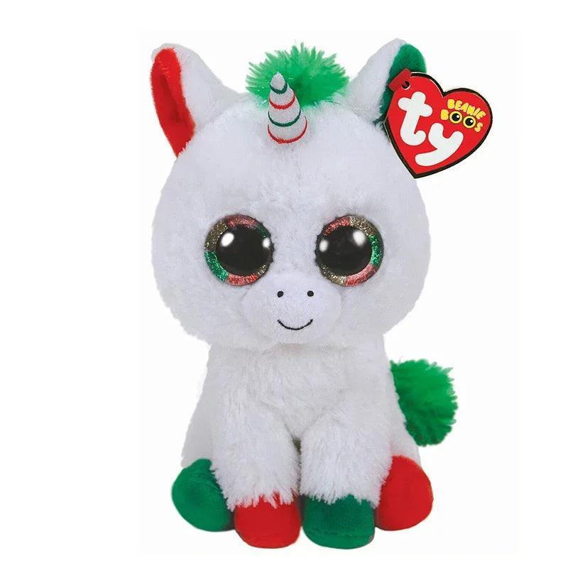 Newest 15CM Ty Beanie Eyes Chick Unicorn Kitty Plush Toy Super Soft Stuffed Animals Doll Kids Toys Christmas Gifts for Children - petguardiansupplies