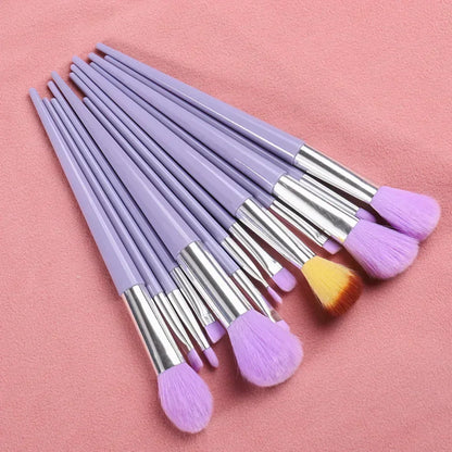 Cosmetic Makeup Brushes Set 13 PCS for Women Soft Beauty Tools for Eye Shadow Foundation Blush with Bag - petguardiansupplies