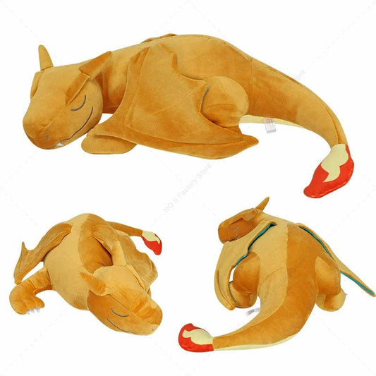 50cm New Sleep Charizard Plush Toy Anime Pokemon Charizard Y Stuffed Animal Doll for Kids Halloween Gifts - petguardiansupplies