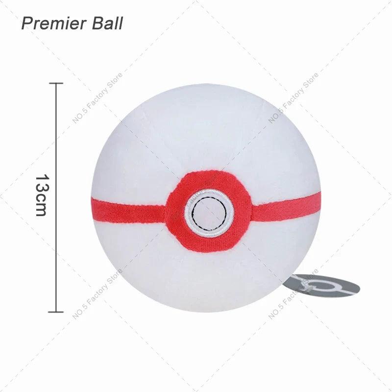 9Styles Pokemon Plush Pokeball Stuffed Toy Master Ball Poke Ball Great Ball Beast Ball Dusk Ball Hisuian Ultra Ball Peluche Doll - petguardiansupplies