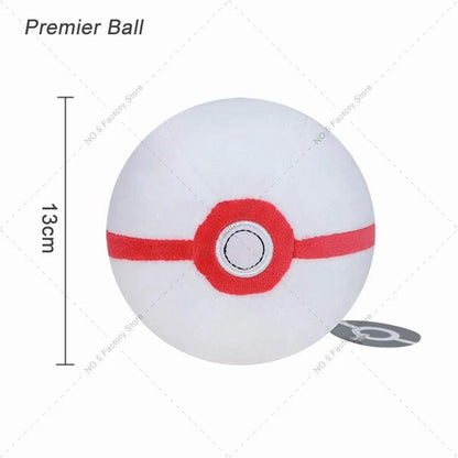 9Styles Pokemon Plush Pokeball Stuffed Toy Master Ball Poke Ball Great Ball Beast Ball Dusk Ball Hisuian Ultra Ball Peluche Doll - petguardiansupplies