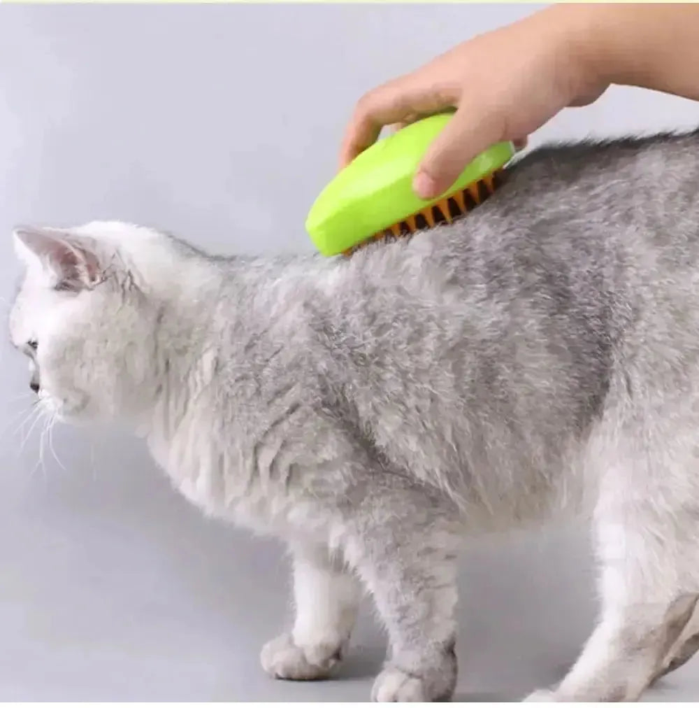 Cat Dog Steamy Brush Steam Brush Electric Sprayer for Massage Pet Grooming tool Shedding 3 in 1 Electric Sprays Massage Combs - petguardiansupplies