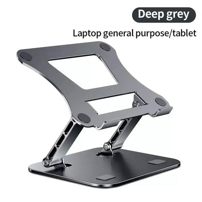 Phone Tablet Stand Adjustable Aluminum Alloy laptop Tablet up to 17 "Laptop Portable Folding stand Cooling stand support - petguardiansupplies