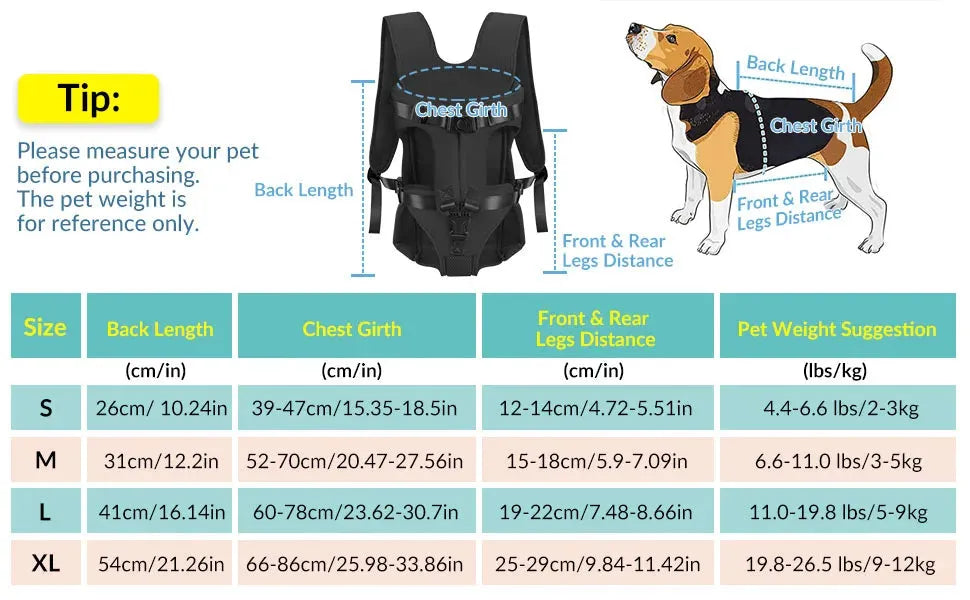 Pet Dog Carrier Bag Dogs Backpack Portable Travel Breathable Dog Bag Adjustable Outdoor Dog Carrier Bag Pet Carrying Supplies - petguardiansupplies