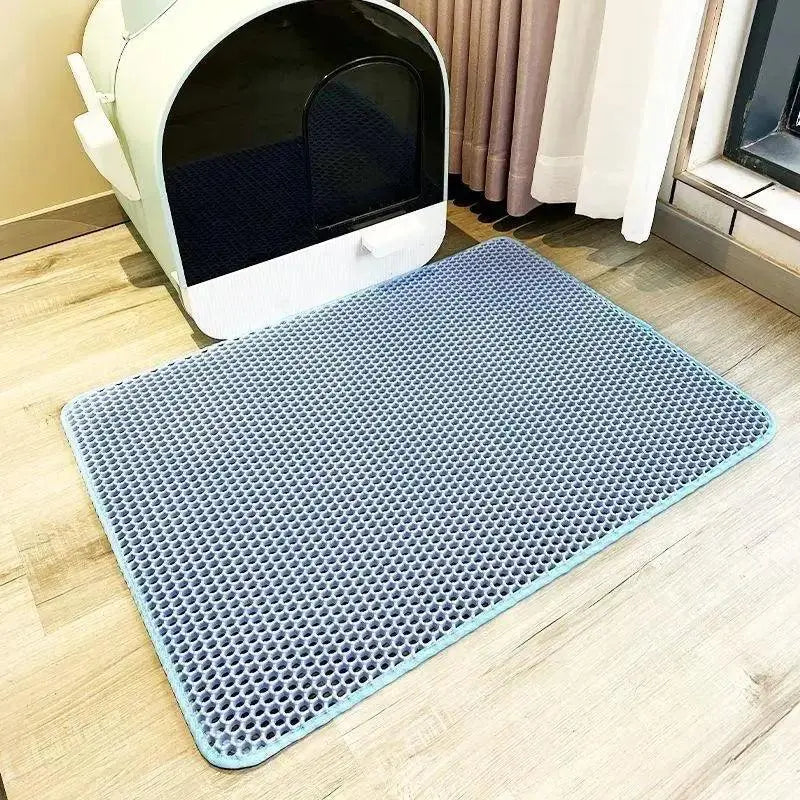 Cat Litter Mat Pet Toilet Waterproof Double Layer Pet Litter Box Mat Nonslip Sand Cat Washable Mat Clean Pad Pet Clean Supplies - petguardiansupplies