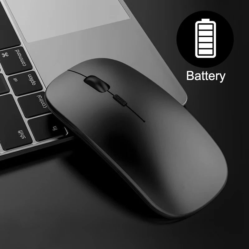 Wireless Mouse Bluetooth compatible 2.4GHz 1600DPI USB Rechargeable RGB Light Portable Mouse For Laptop Computer PC Macbook Game - petguardiansupplies