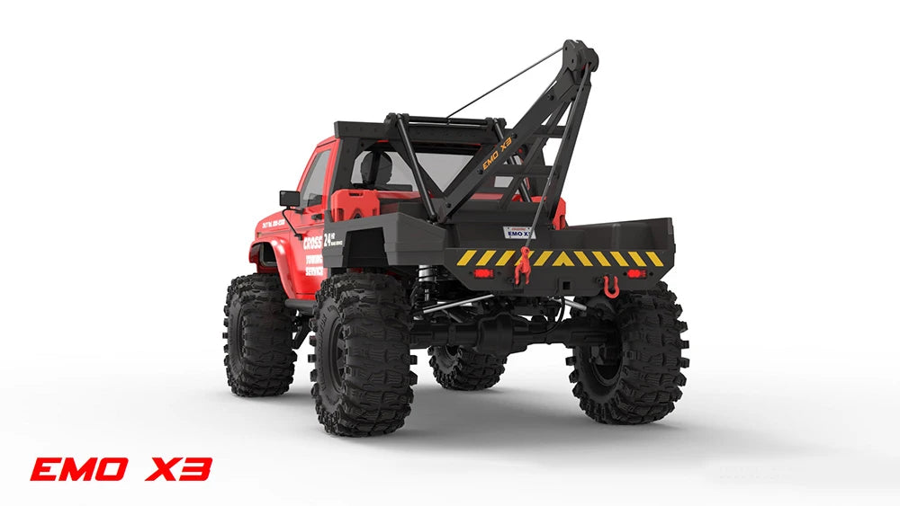 NEW CROSSRC EMO X3 Northeastern Tigers 1/8 RC Electric Remote Control Model Car Crawler Road Rescue Vehicle - petguardiansupplies