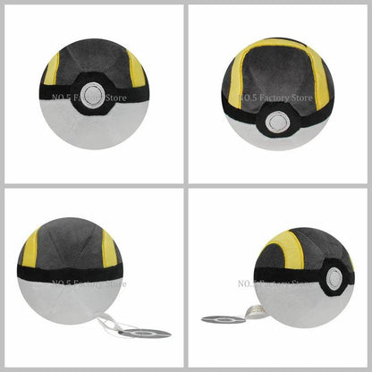 9Styles Pokemon Plush Pokeball Stuffed Toy Master Ball Poke Ball Great Ball Beast Ball Dusk Ball Hisuian Ultra Ball Peluche Doll - petguardiansupplies