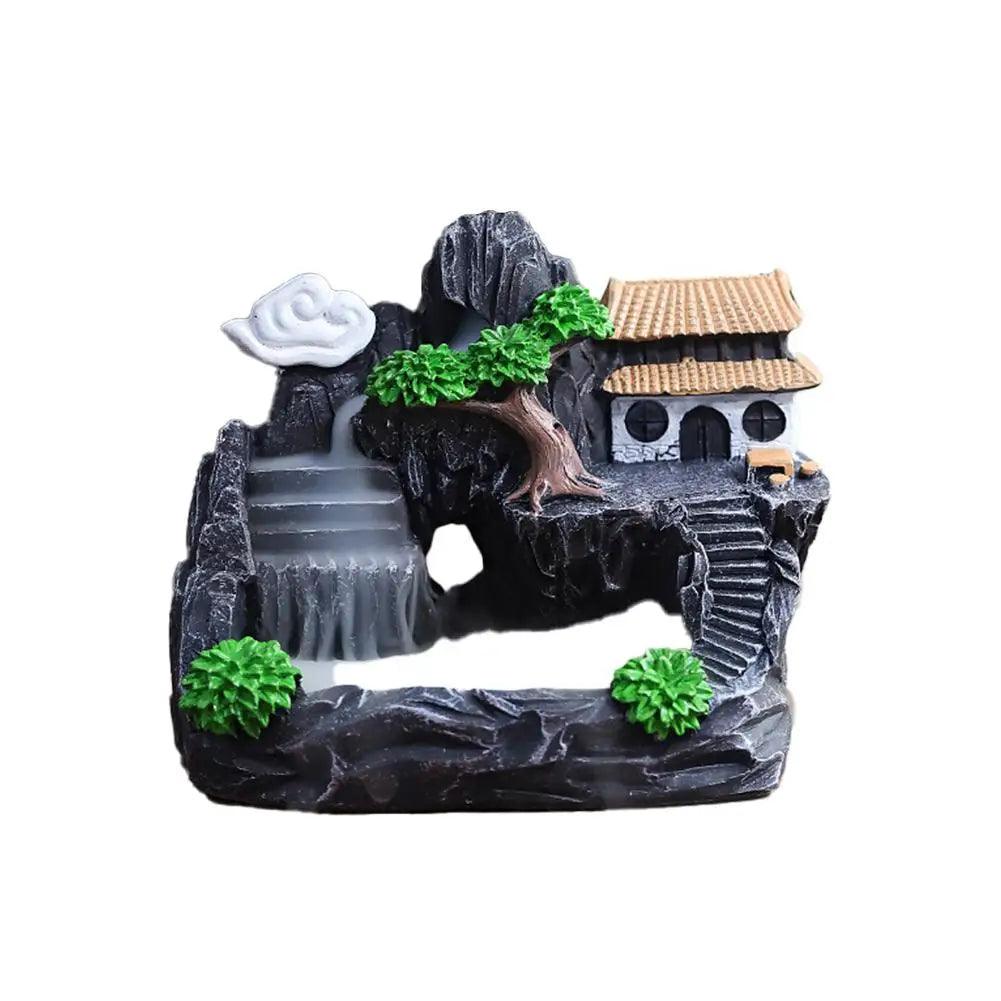 Creative Home Decorations Windproof Backflow Incense Burner Desktop Ornaments Indoor Incense Fountain&Candlestick - petguardiansupplies