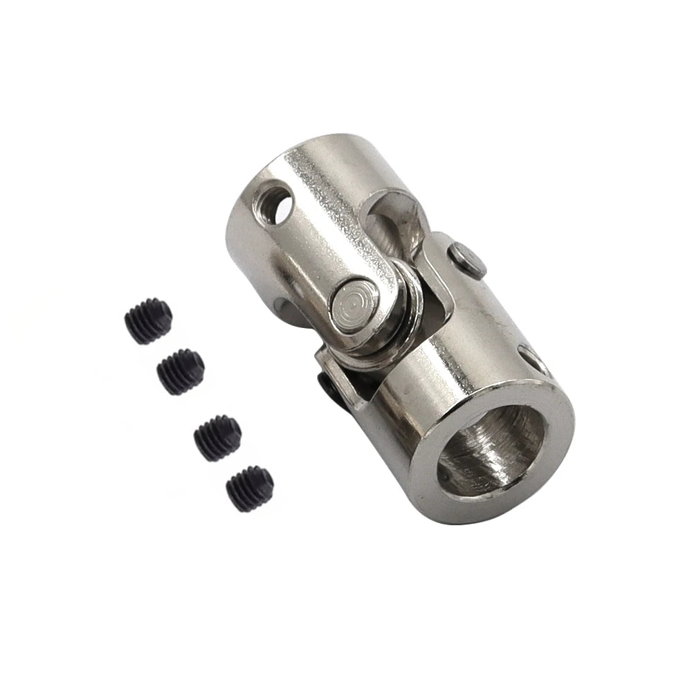 RC Boat Car Shaft Coupler Metal Cardan Joint Motor Connector Universal Joint Coupling Gimbal 2/2.3/3/3.17/4/5/6/8/10/12mm - petguardiansupplies