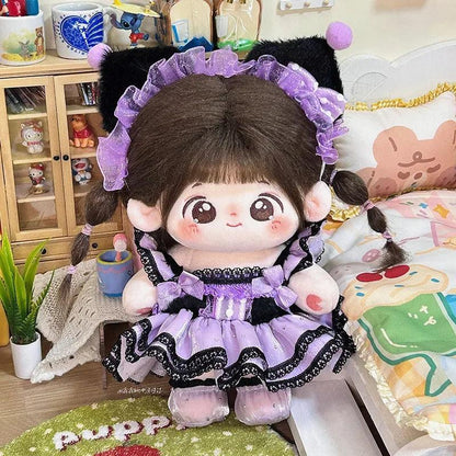 Kuroimi Original 10cm Doll Clothes Wholesale 20cm Doll Clothing Normal Cotton Fashion Clothes One Piece Agent Household Items - petguardiansupplies