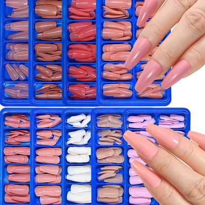 PINK Artificial Finger Nail Set-3