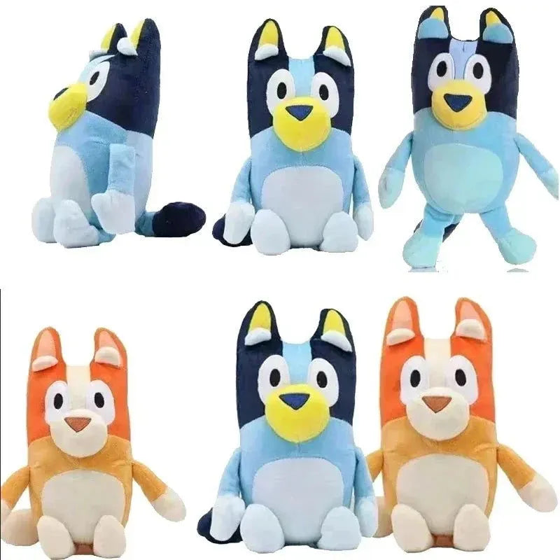 28cm 17cm Bluey Family Plush Toys Cute Simulation Pet Dog Patrol Bingo Sister Kawai Plush Children's Toy Doll Birthday Gift Toy - petguardiansupplies