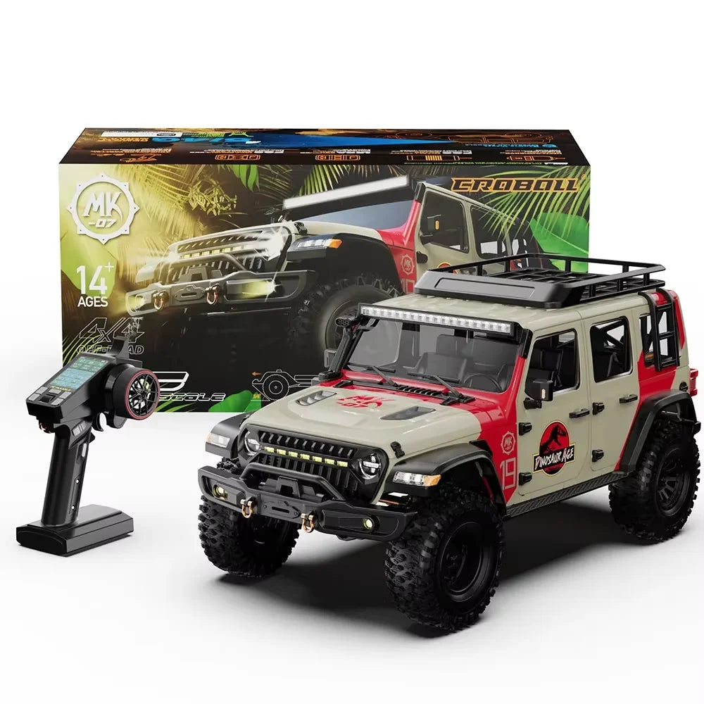 RLAARLO Croboll MK07 1/7 RC Electric Remote Control Model Car Rock Crawler 4WD Brushed RTR Adult Children's Toys - petguardiansupplies