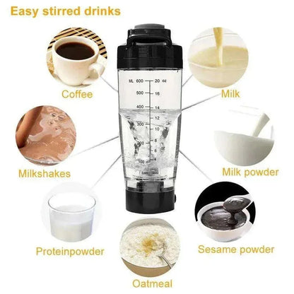 350ML Electric Protein Shaker Blender Friendly Fully Automatic Vortex Mixing Bottle Brewing Movement Eco Leakproof Fitness Cup - petguardiansupplies