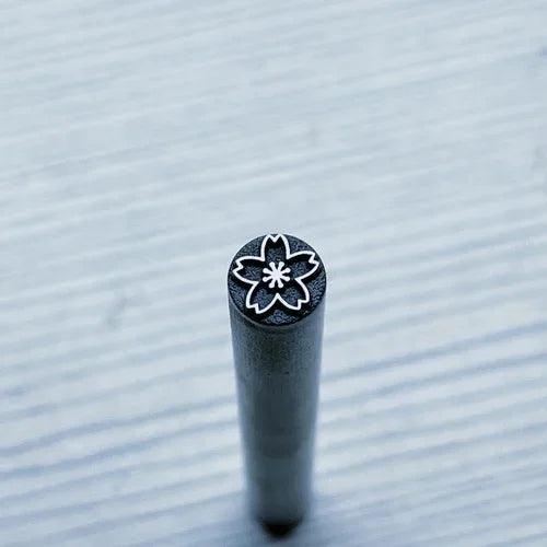 7mm Flower Design Metal Stamps Jewelry Making Punch Steel Stamping Tool Beating Silver Leather Craft Punching Custom Logo - petguardiansupplies