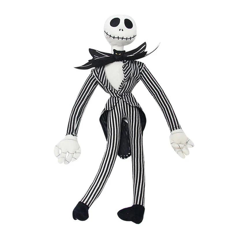 25cm Cartoon Anime Halloween The Nightmare Before Christmas Horror Pumpkin Skeleton Composite Plush Doll Toy Children Kids Gift - petguardiansupplies