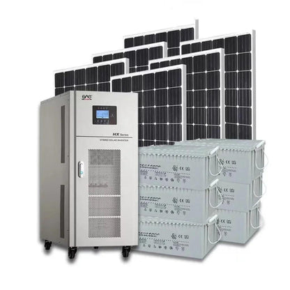 15kw 20kw 30kw Complete Solar System Off Grid High Efficiency Solar Panels Price Solar Inverter System for Home - petguardiansupplies