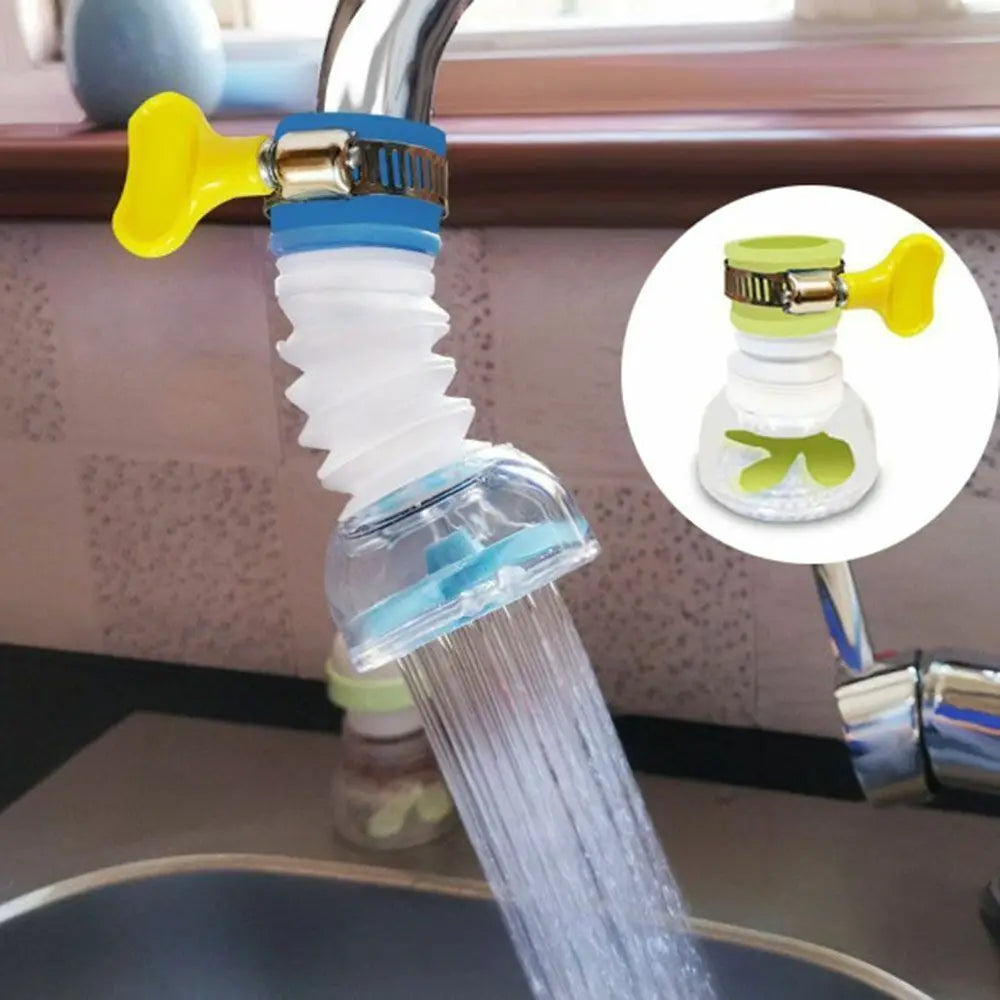 360° Flexible Faucet Extender Bendable Kitchen Sink Tap Spray Head Attachment UK - petguardiansupplies