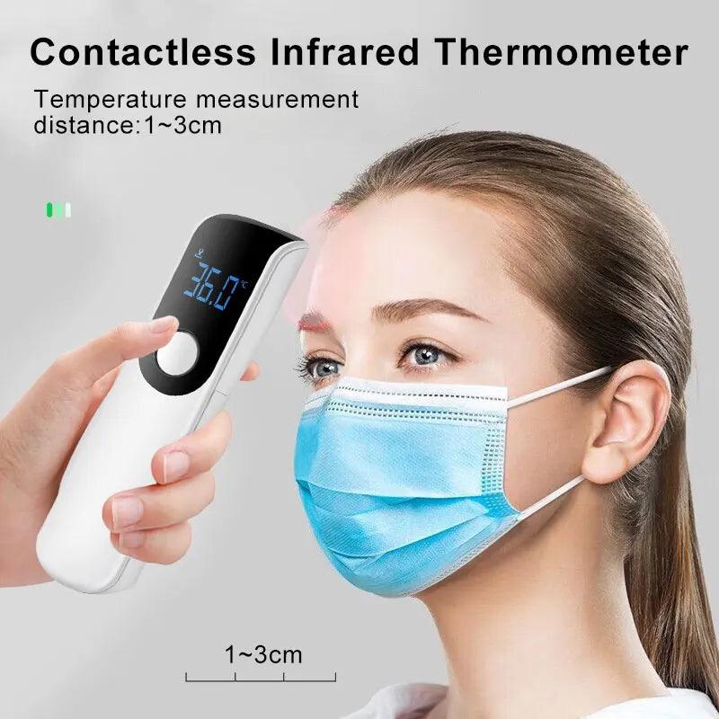 Medical Temperature Infrared Thermometer Forehead Digital Non-contact Thermomete LED Display Fever Measure Tool For Baby Adult - petguardiansupplies