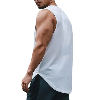 Summer Men's Gym Tank Top Fitness Training Clothing Quick-drying Loose Bodybuilding Sleeveless Shirt Men Fashion Basketball Vest - petguardiansupplies