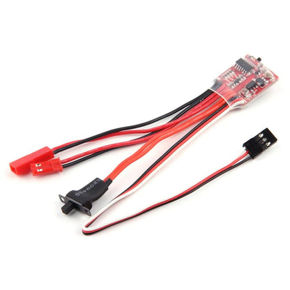 Micro ESC 20A 30A Brushed ESC RC ESC Electric Speed Controller 2S 4~8v for DIY Mini 1/16 1/18 1/24 RC Car Boat Tank w/Brake - petguardiansupplies