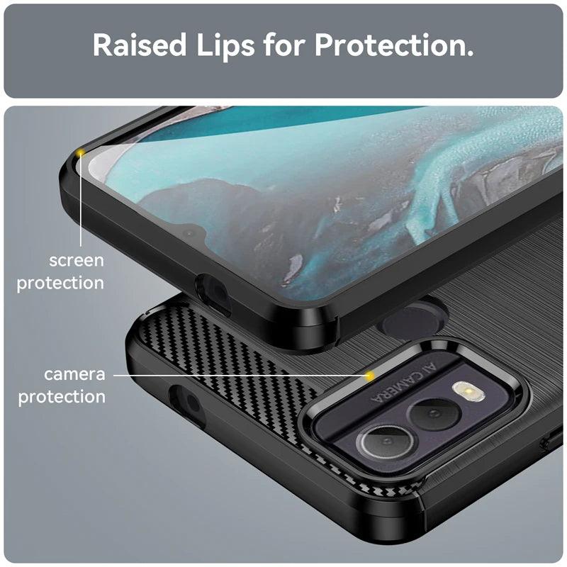 For Nokia C22 Case Cover for Nokia C22 Shell Armor Bumper Fundas Capa Para Soft Silicone Back Phone Case for Nokia C22 - petguardiansupplies