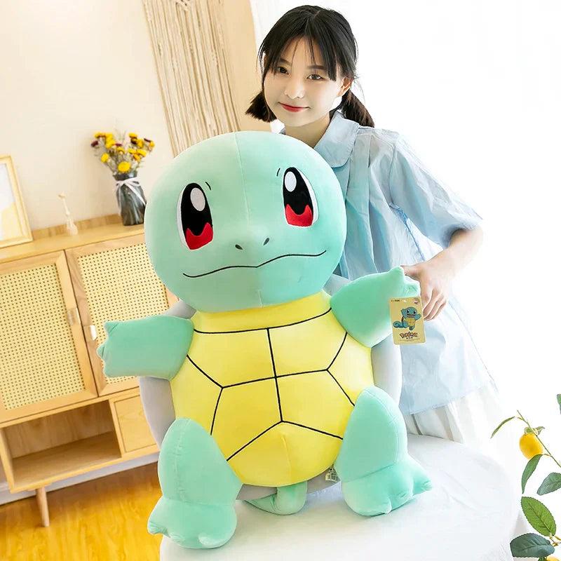 Squirtle Plush Doll Big Size Pokemon Plush Toys Kawaii Stuffed Toys Cute Turtle Pillow Christmas Gift Toys for Boys Girls - petguardiansupplies