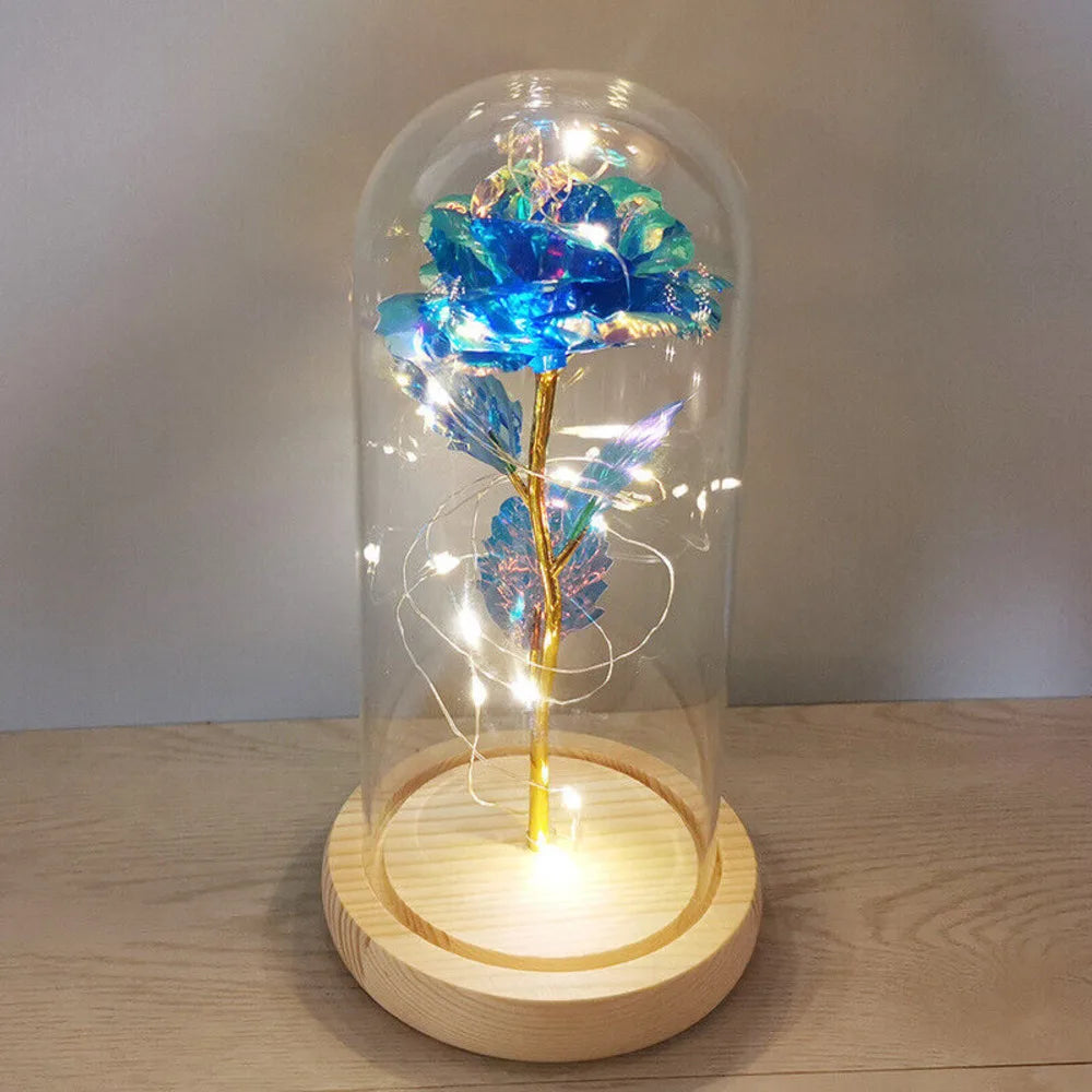 LED Light Rose In Glass - Perfect Gifts - petguardiansupplies