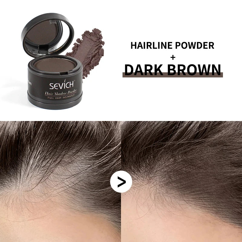 Water Proof hair line powder in hair color Edge control Hair Line Shadow Makeup Hair Concealer Root Cover Up Unisex Instantly - petguardiansupplies