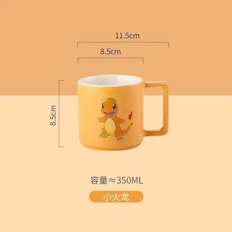 Pokemon Mug Pikachu Charmander Squirtle Psyduck Cartoon Children Creative Water Cup Cute Ceramic Tableware Birthday Gifts - petguardiansupplies