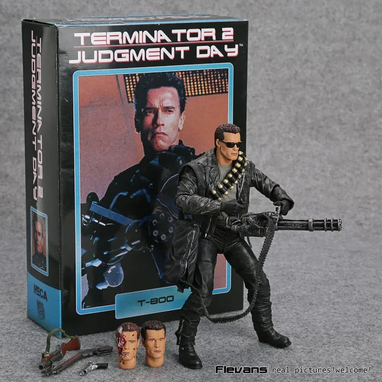 NECA Terminator 2: Judgment Day T-800 Arnold Schwarzenegger PVC Action Figure Collectible Model Toy 7" 18cm - petguardiansupplies