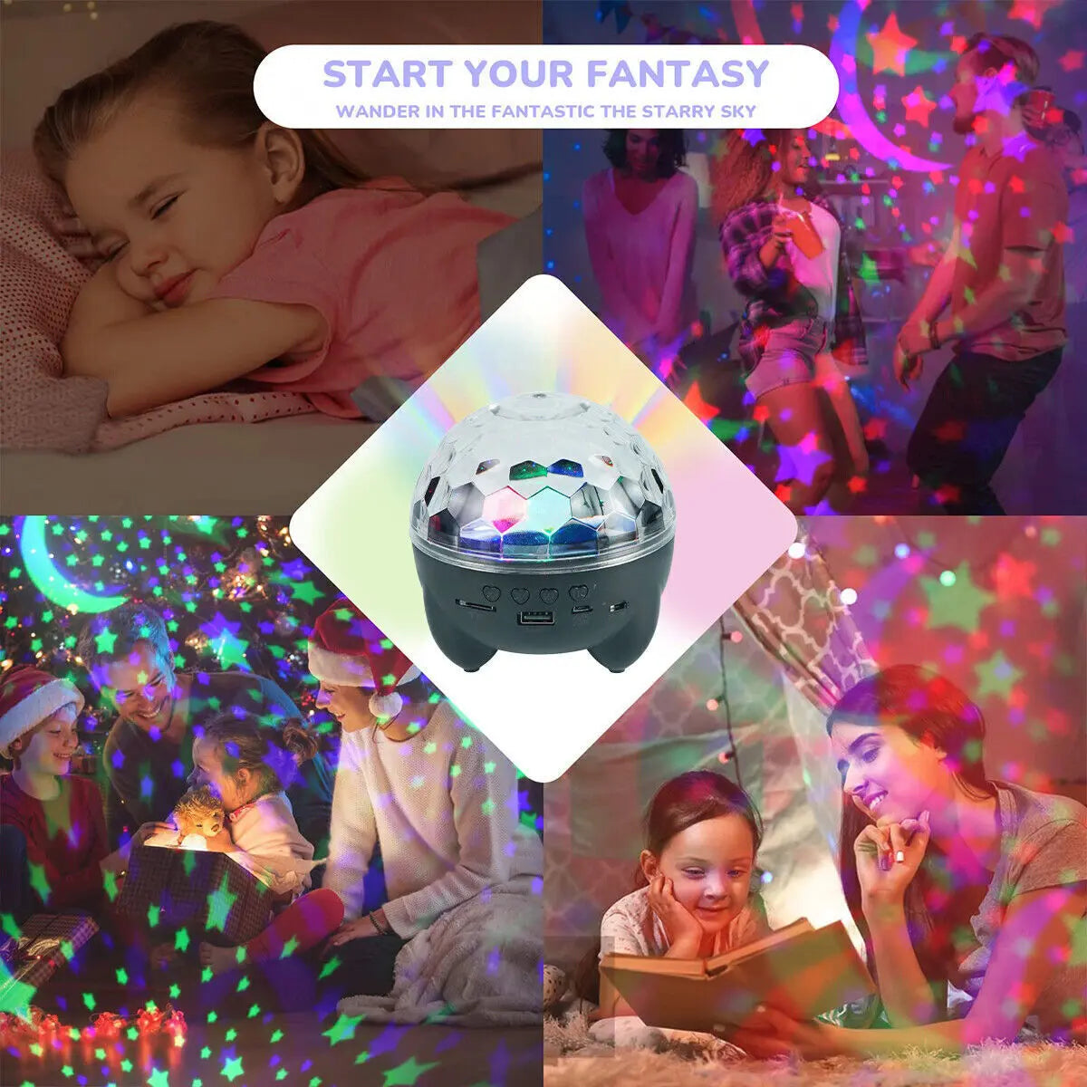 LED Aurora Projector Night Light - Galaxy Projection Lamps - petguardiansupplies