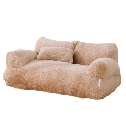 Luxury Cat Bed Sofa Winter Warm Cat Nest Pet Bed for Small Medium Dogs Cats Comfortable Plush Puppy Bed Pet Supplies - petguardiansupplies